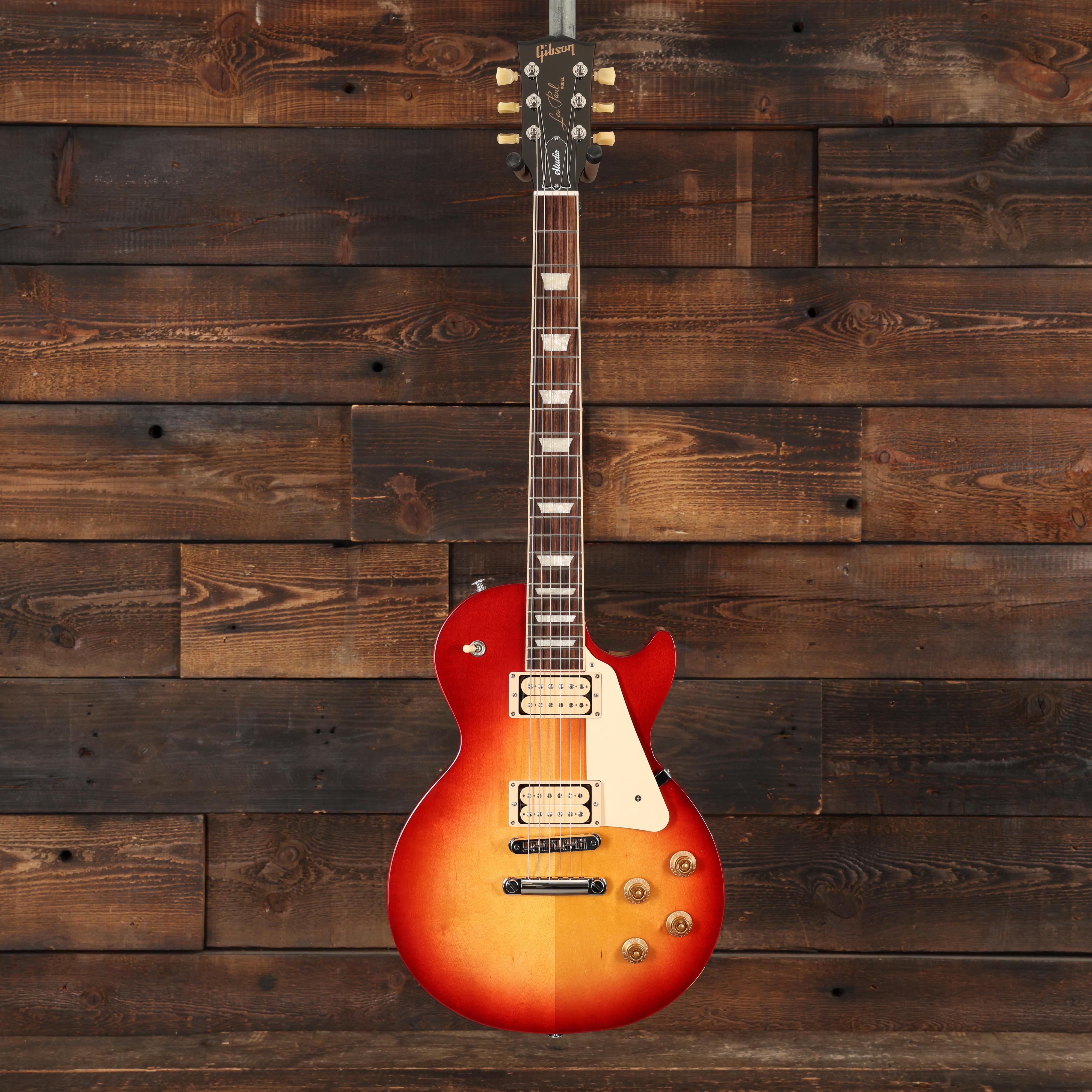 Gibson Les Paul Studio Double Trouble Electric Guitar In Cherry